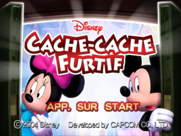 Disney's Hide & Sneak screen shot title